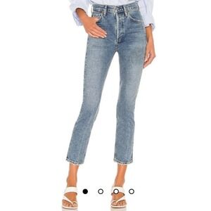 Classic Blue Ankle Cropped Jeans